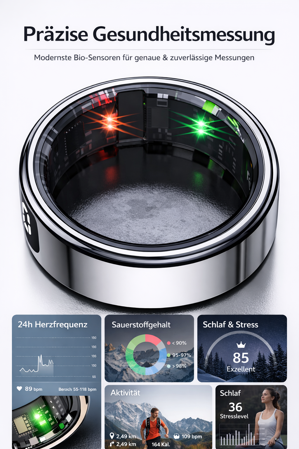 Die beste Oura Ring Alternative 2026 – Smart Rings im Vergleich