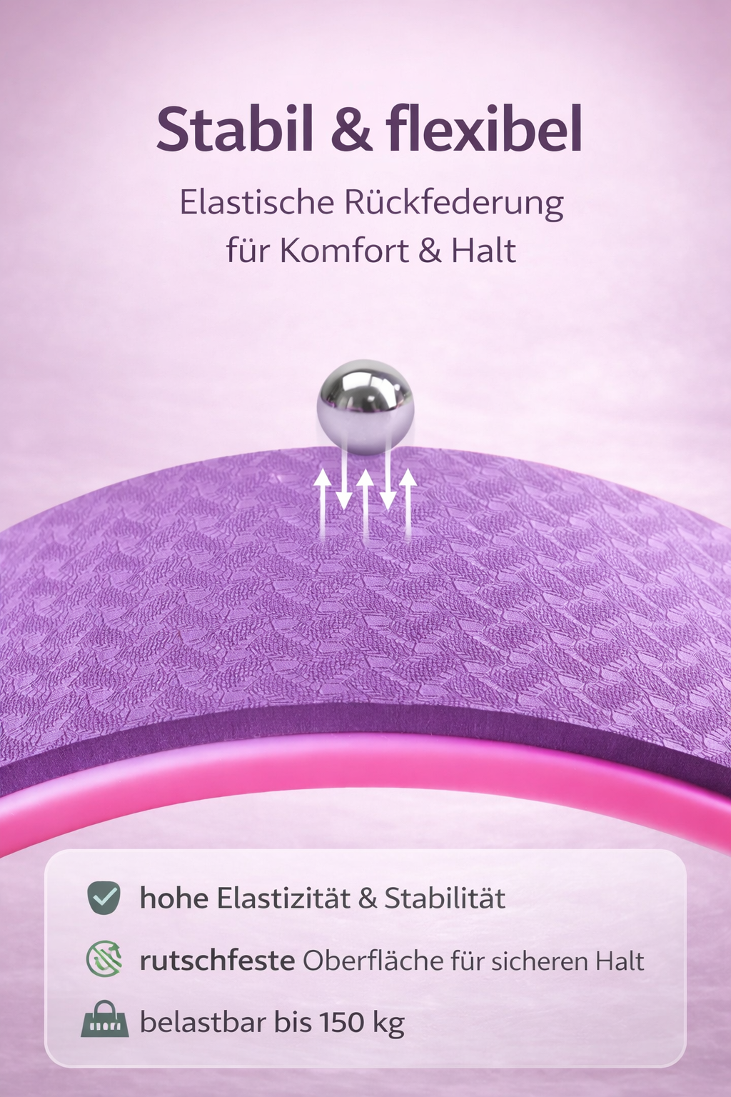 Yoga Rad & Rückenroller – Faszien & Core Training