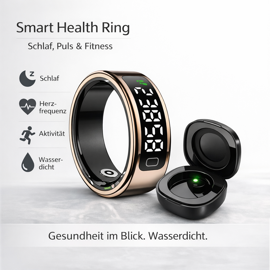 Smart Health Ring – Schlaf & Aktivität ohne Abo | Livingwelllife