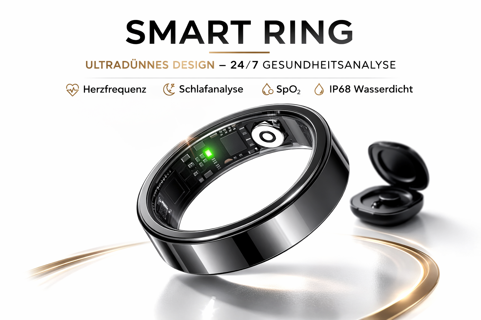 Smart Ring Performance Edition – 24/7 Herzfrequenz- & Schlafanalyse