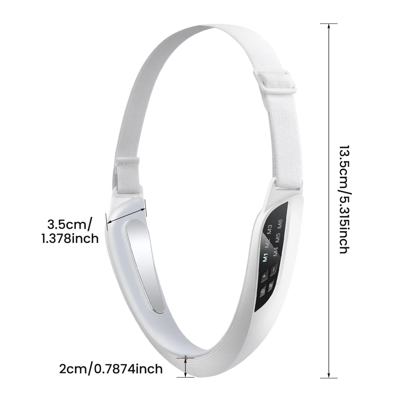 Elektrisches V-Face Lifting Beauty Device – 6 Modi, 8 Intensitätsstufen, EMS Mikrostrom-Gesichtsmassagegerät für Straffung & Doppelkinnreduzierung