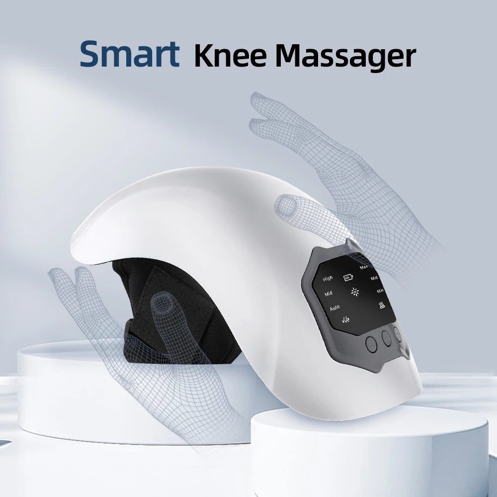 Drahtloses Elektrisches Kniemassagegerät mit Wärme, Vibration und Rotlichttherapie