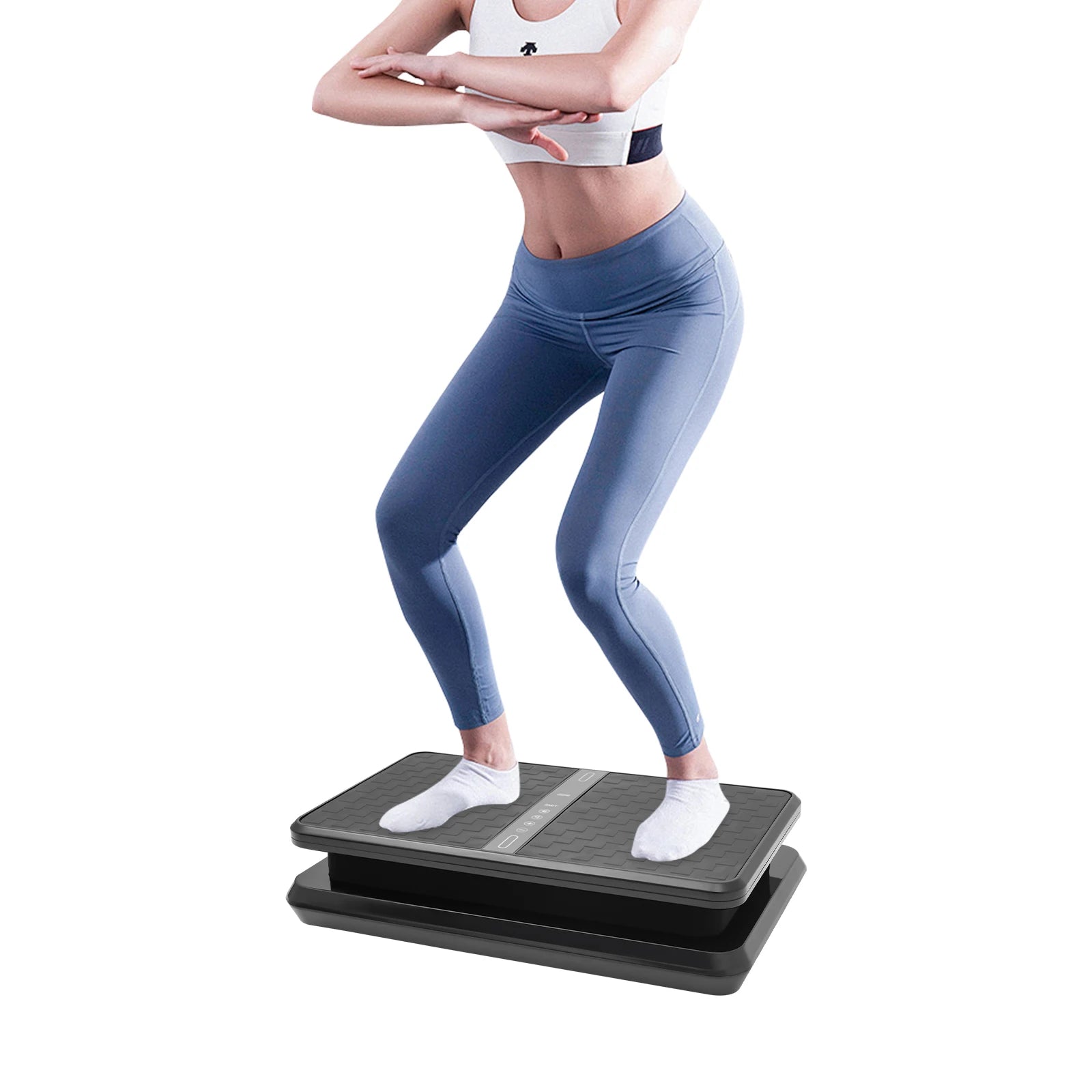 Slim Vibrationsplatte für Zuhause – Fettverbrennung, Muskelaufbau & Straffung, 200 W, 2800 RPM