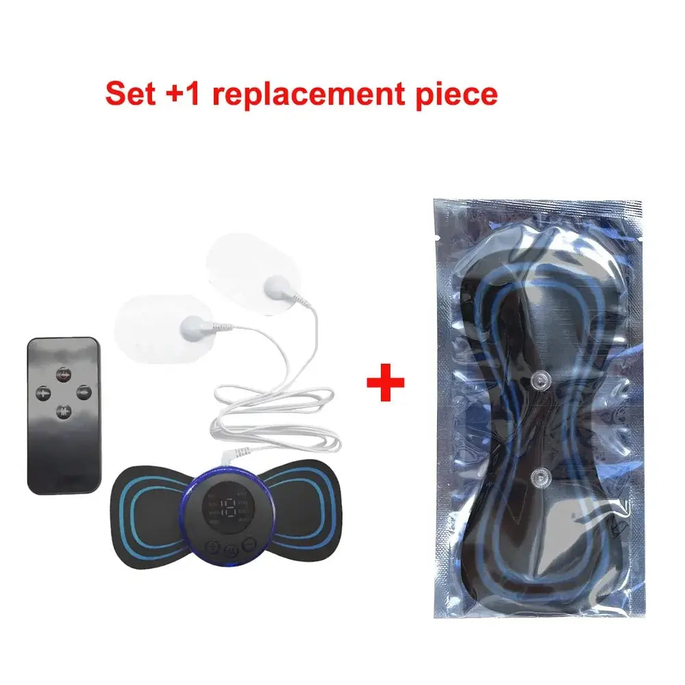 8‑Modi EMS Nackenmassager – wiederaufladbar mit Fernsteuerung, Pulsmassage für Muskelentspannung & Schmerzlinderung