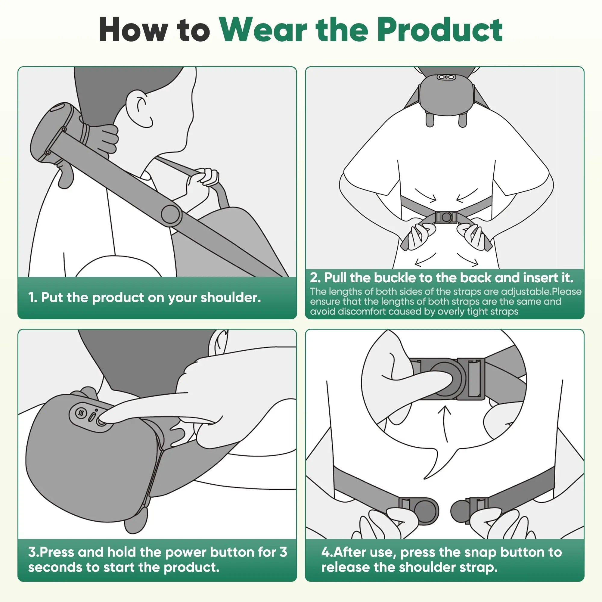 Bionic Nacken Massagegerät – Tiefenmassage gegen Verspannungen | LivingWellLife