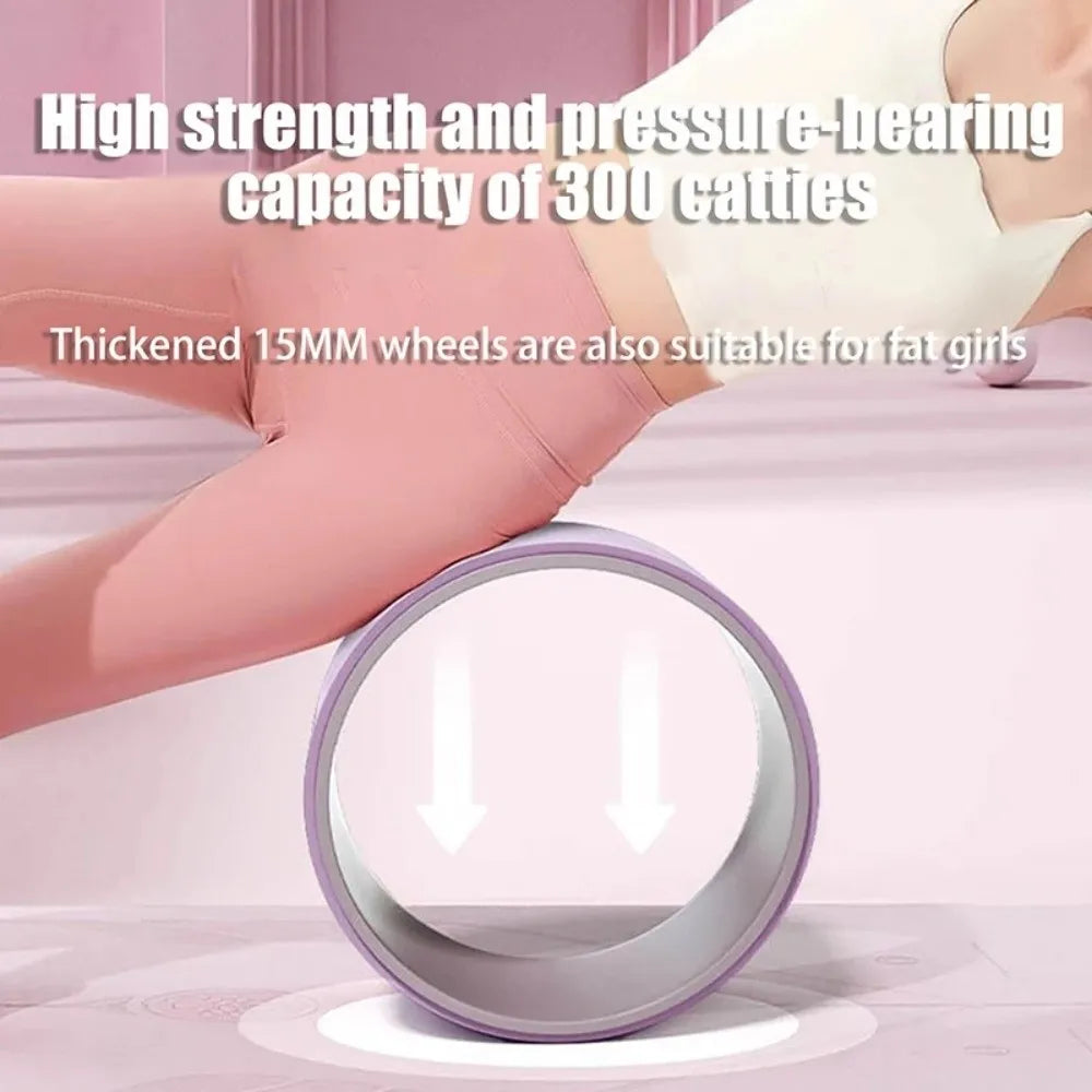 Back Roller / Yoga Rad – Multifunktionales Trainings- & Fasziengerät für Rücken, Core & Mobilität