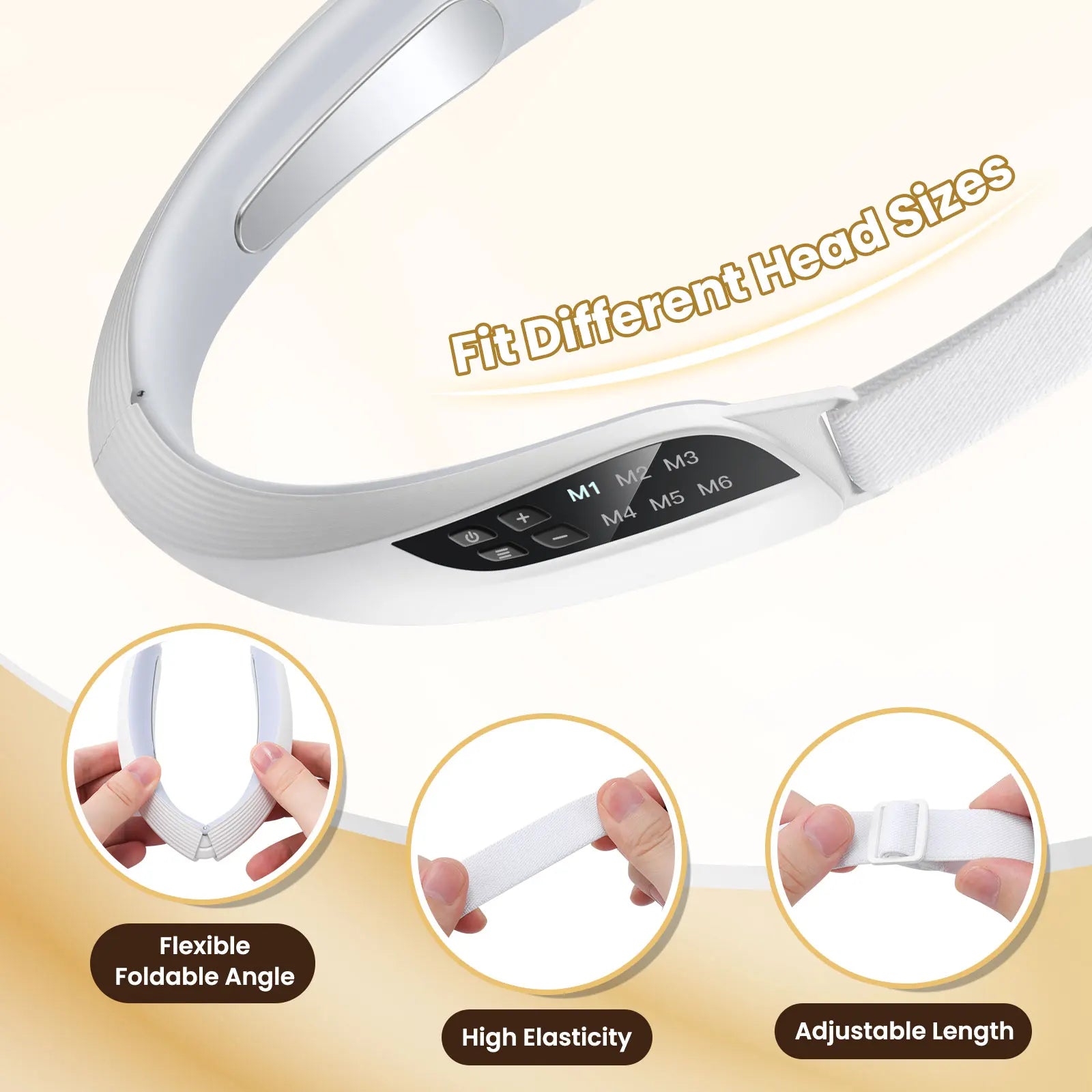 Elektrisches V-Face Lifting Beauty Device – 6 Modi, 8 Intensitätsstufen, EMS Mikrostrom-Gesichtsmassagegerät für Straffung & Doppelkinnreduzierung