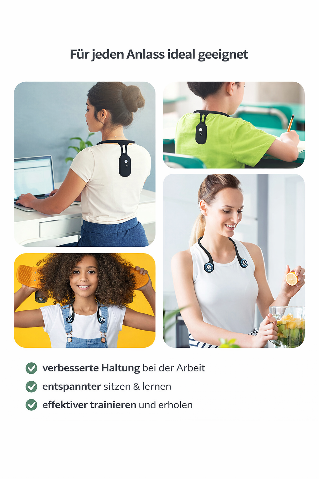 Smarter Haltungskorrektor – Intelligente Vibrations-Erinnerung für eine aufrechte Sitzhaltung