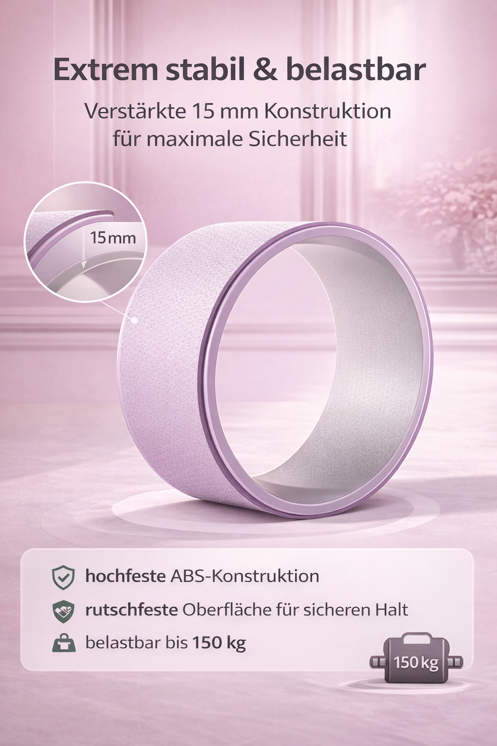 Yoga Rad & Rückenroller – Faszien & Core Training