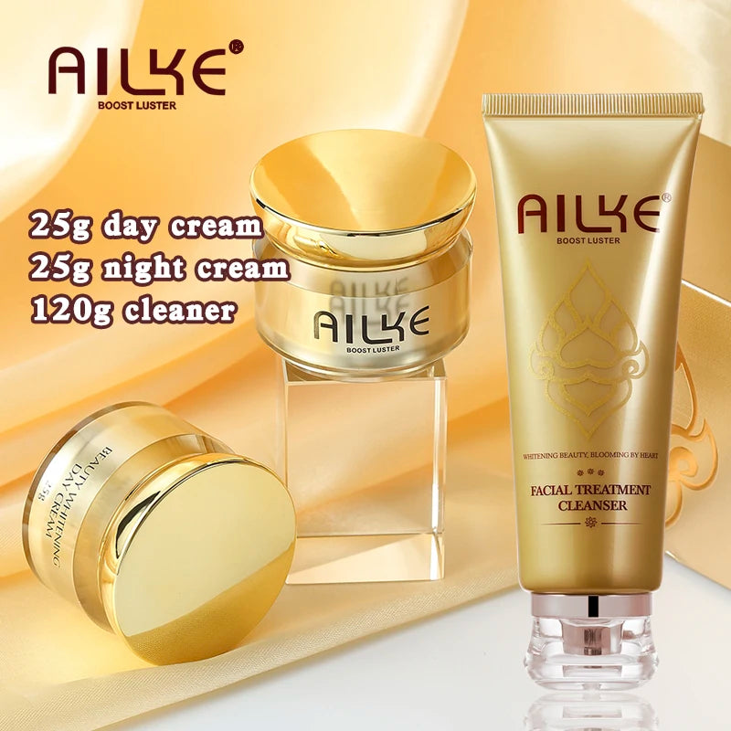 AILKE Anti-Pigment Spot Face Cream with SPF 35+ – Brightening, Moisturizing &amp; Sunburn Protection