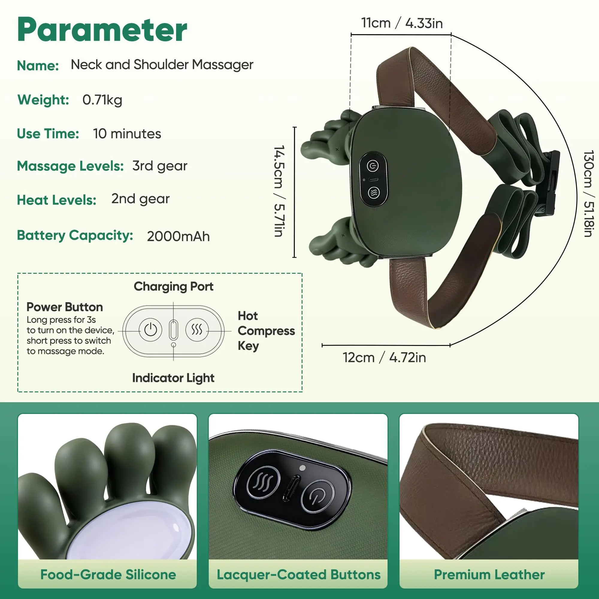 Bionic Nacken Massagegerät – Tiefenmassage gegen Verspannungen | LivingWellLife