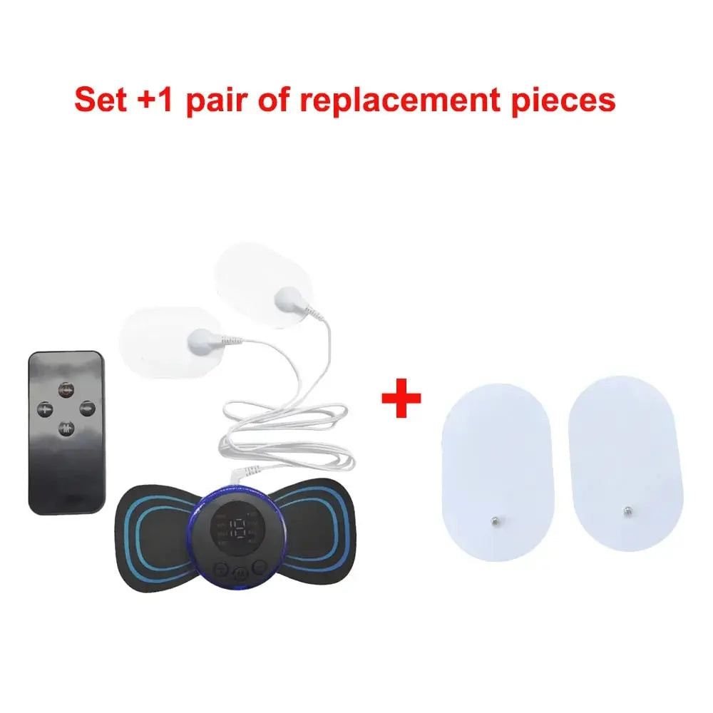 8‑Modi EMS Nackenmassager – wiederaufladbar mit Fernsteuerung, Pulsmassage für Muskelentspannung & Schmerzlinderung